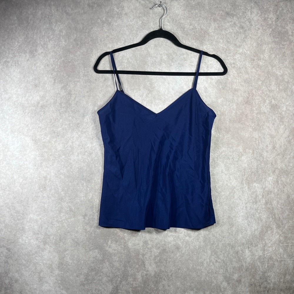 Polo Ralph Lauren Tank Top Womens Size XS Navy Blue Camisole Sleeveless V-Neck